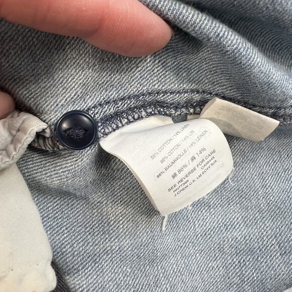 MADEWELL Sz S Courier Denim Dress Shirtdress Lauryn Wash Blue Relaxed Fit Casual - Picture 9 of 16